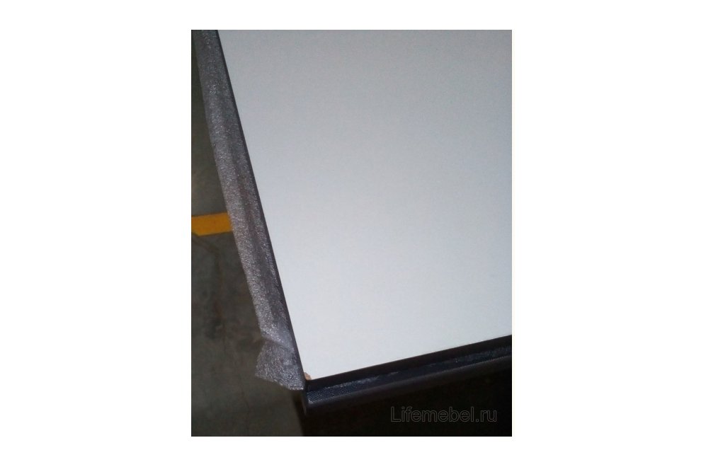 Шкаф Стелла комбинированный серый вулкан / фон серый  - Уцененный экземпляр