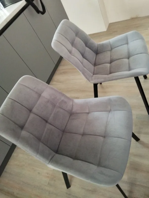 Комплект стульев Стронг 4 шт темно-серый / черный фото покупателя 110