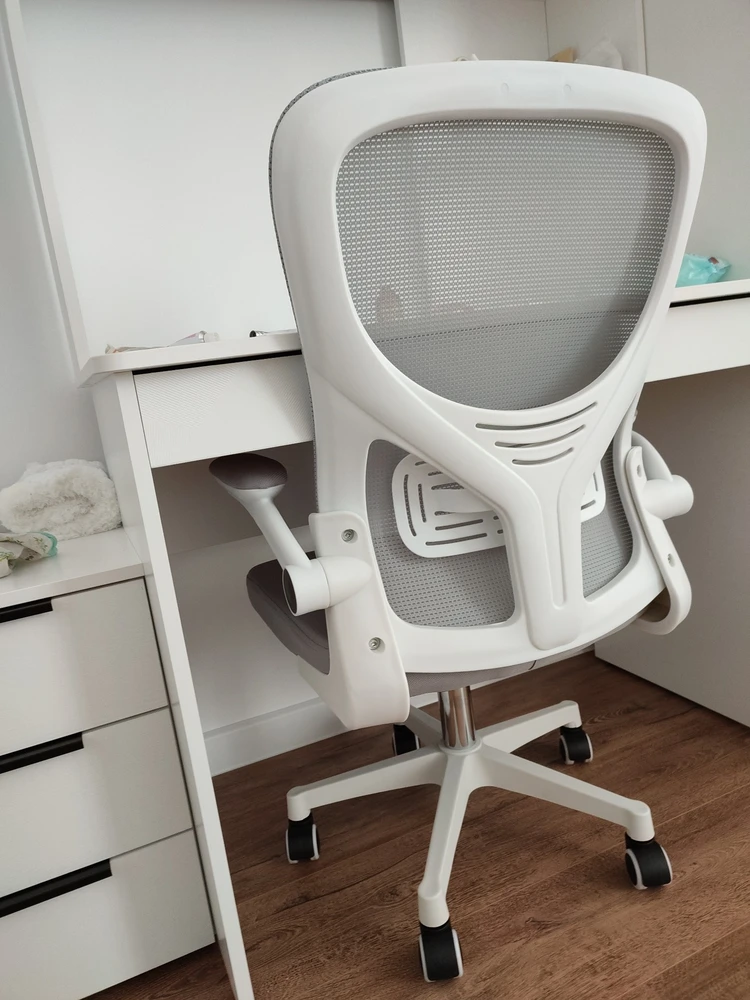 Компьютерное кресло Konfi light gray / blue / white фото покупателя 5