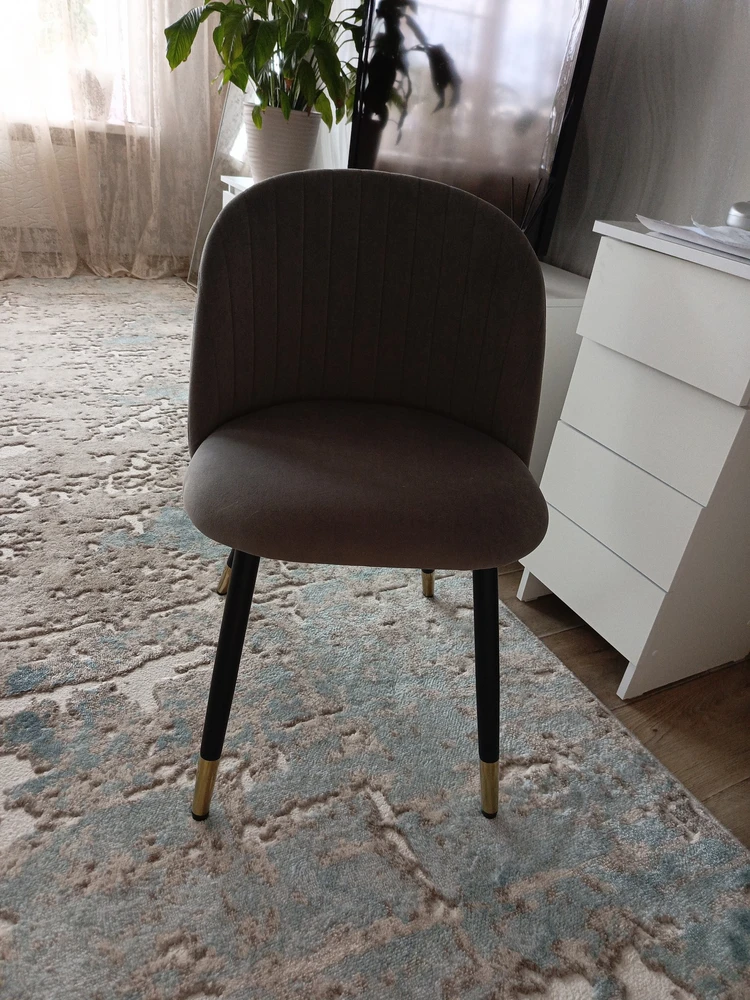 Стул на металлокаркасе Gabi wine red / black фото покупателя 20