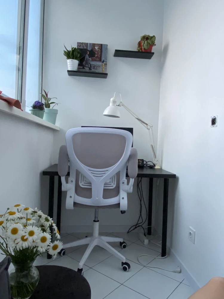 Компьютерное кресло Konfi pink / white фото покупателя 8
