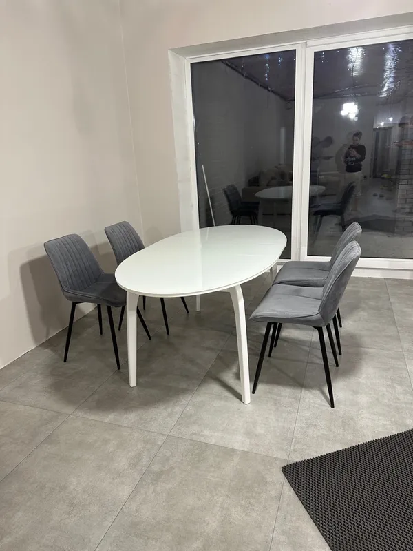 Стул на металлокаркасе Седа К velvet lux 76 / черный фото покупателя 42