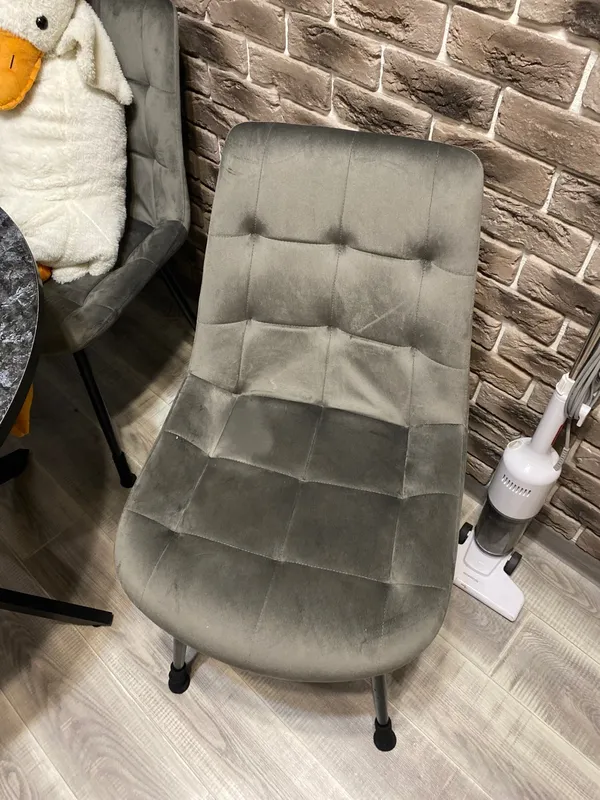 Комплект стульев Стронг 4 шт темно-серый / черный фото покупателя 155