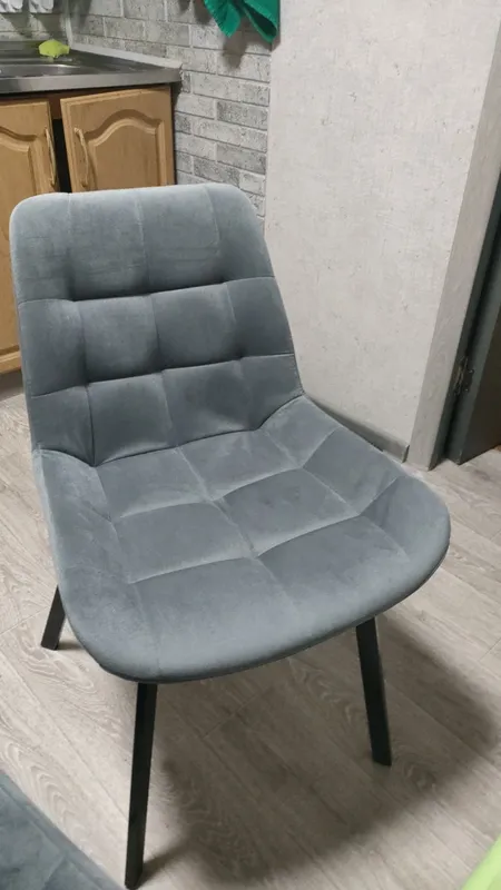 Комплект стульев Стронг 4 шт темно-серый / черный фото покупателя 137