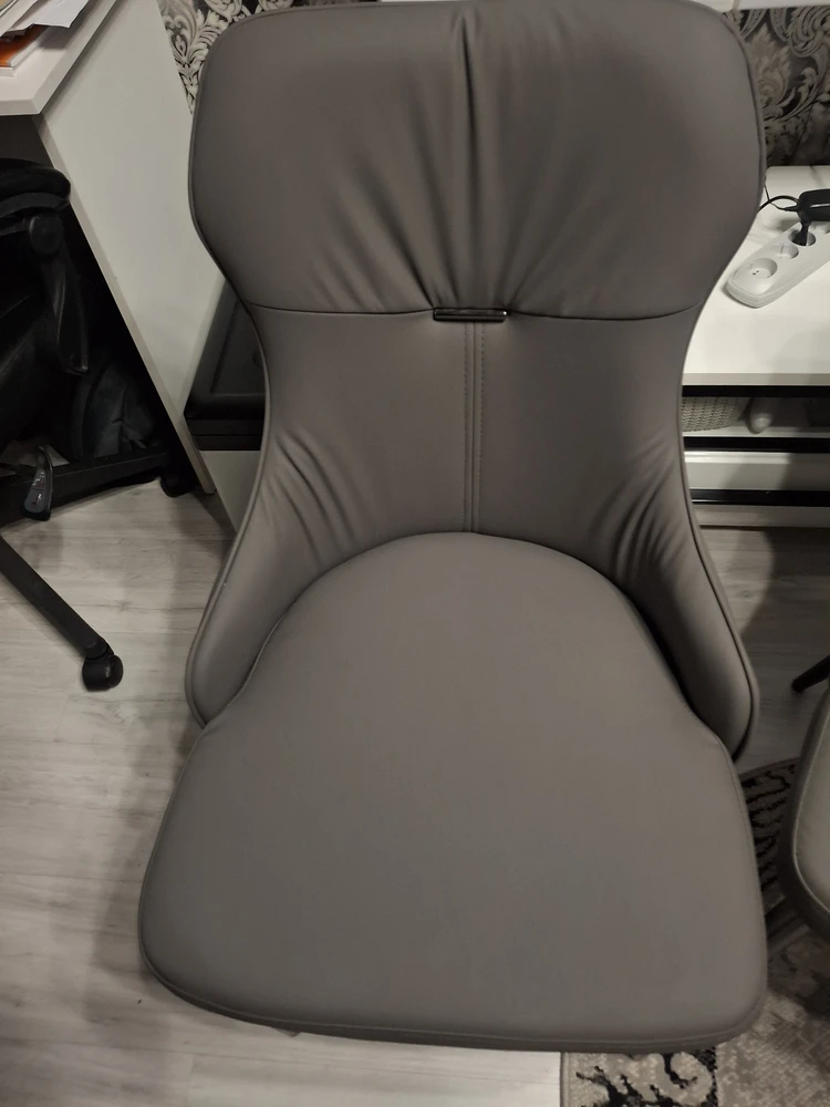 Стул на металлокаркасе Neli gray / black фото покупателя 4