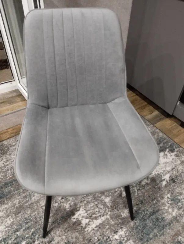 Стул на металлокаркасе Седа К velvet lux 76 / черный фото покупателя 24