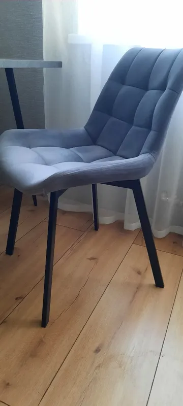 Комплект стульев Стронг 4 шт темно-серый / черный фото покупателя 128