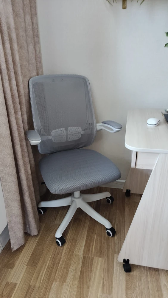 Компьютерное кресло Salem gray / white фото покупателя 1