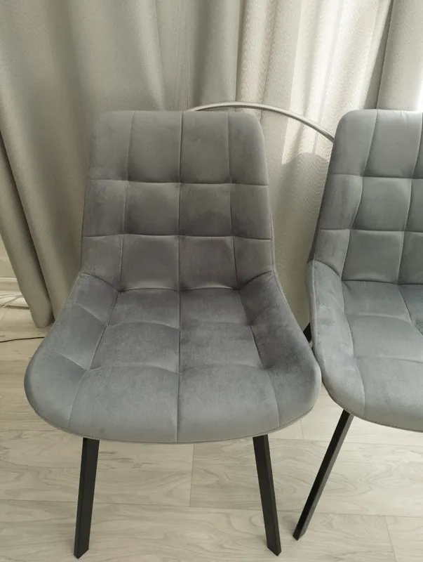 Комплект стульев крутящихся Форт 2 шт розовый (hl 41) / 1П белый каркас фото покупателя 91