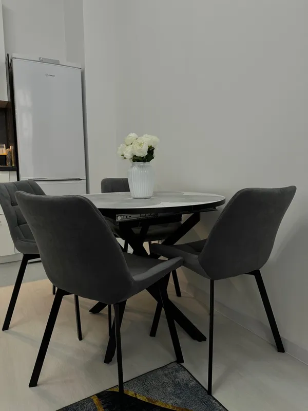 Комплект стульев Стронг 4 шт темно-серый / черный фото покупателя 101