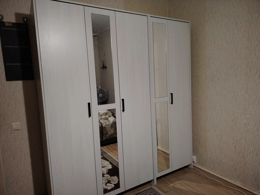 Шкаф Таика дуб золотой / камень темный фото покупателя 17