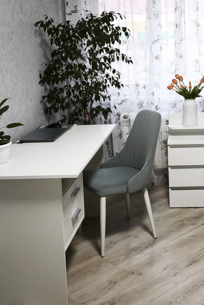 Стул на металлокаркасе Kora gray / black фото покупателя 26