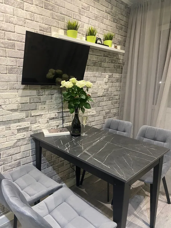 Комплект стульев Стронг 4 шт темно-серый / черный фото покупателя 65