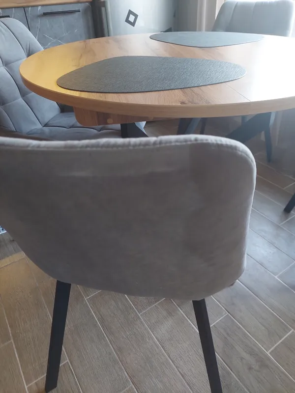 Комплект стульев Стронг 4 шт темно-серый / черный фото покупателя 56