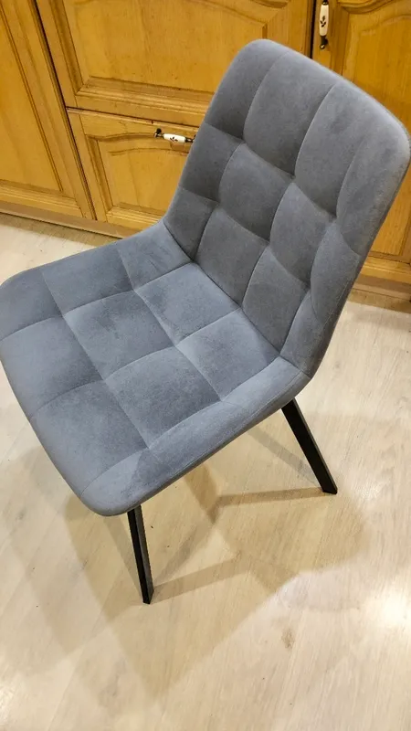 Комплект стульев Стронг 4 шт темно-серый / черный фото покупателя 164