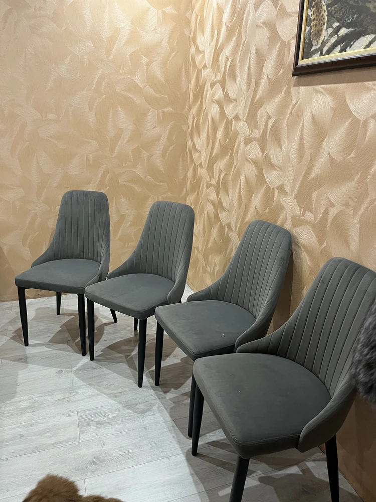 Стул на металлокаркасе Kora white / gray фото покупателя 34