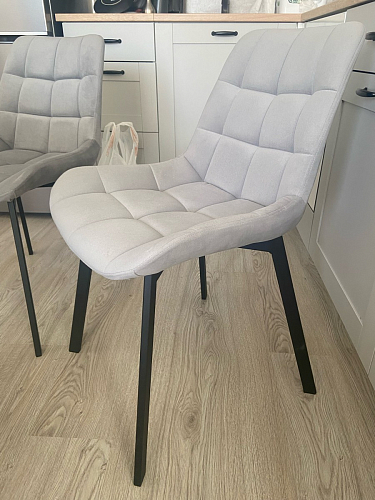 Стул на металлокаркасе Челси К крутящийся бирюзовый / черный фото покупателя 76