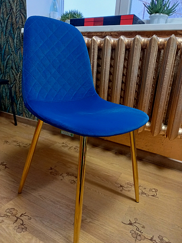 Стул на металлокаркасе Dabl 01 champagne / gold фото покупателя 83