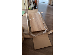 Письменный стол Леон Лофт дуб делано темный / черный матовый фото покупателя 147