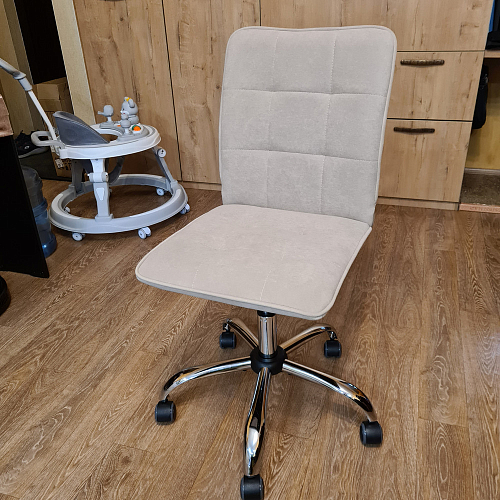 Компьютерное кресло One/Ван флок бежевый 7 фото покупателя 33