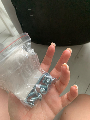 Стул на металлокаркасе Чилли черный / зеленый фото покупателя 724