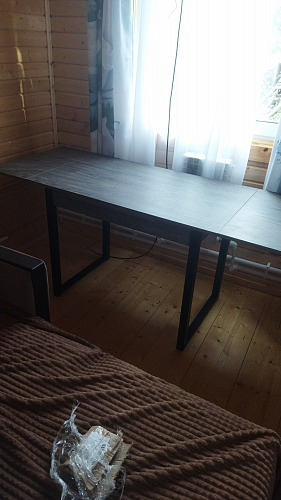 Стол Форли бетон / черный матовый фото покупателя 39