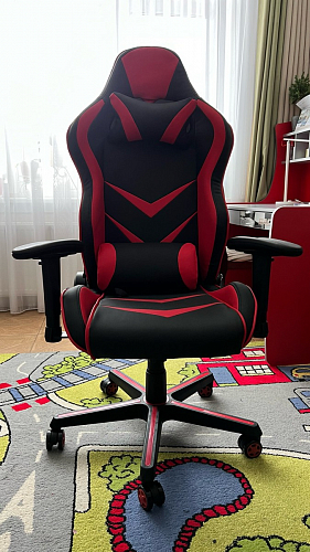 Компьютерное кресло Racer черное / красное фото покупателя 82