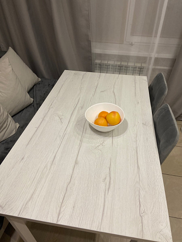 Деревянный стол Лота Лофт 120x75 дуб крафт табачный / черный матовый фото покупателя 670