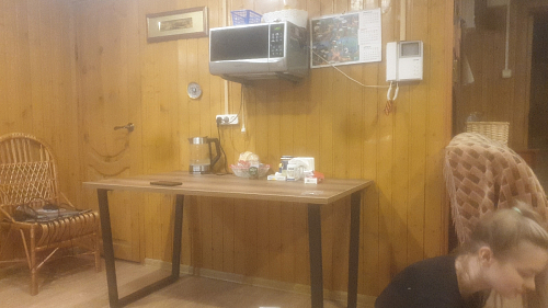 Деревянный стол Лота Лофт 120x75 дуб крафт табачный / черный матовый фото покупателя 4