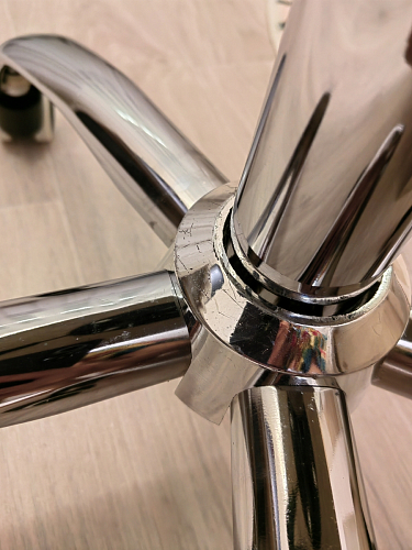 Компьютерное кресло Kolin с подушкой clear / white фото покупателя 306