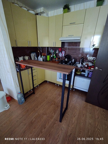 Барная стойка Дилан Лофт 120х40х90 бетон светлый фото покупателя 170