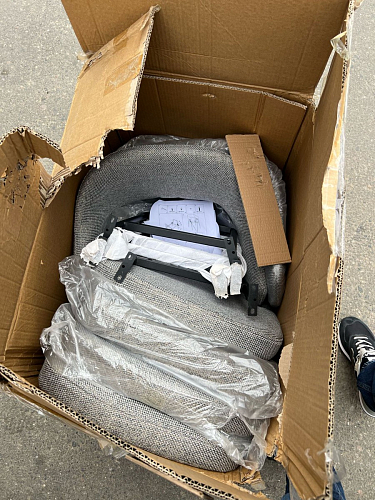 Стул на металлокаркасе Twin gray / black фото покупателя 15