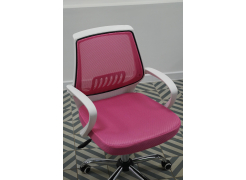 Компьютерное кресло Ergoplus белое / голубое из шоурума 3