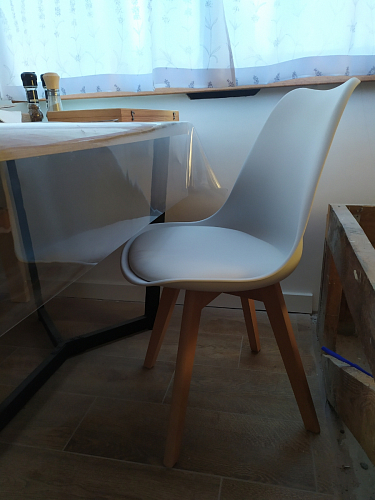 Деревянный стул Bonuss black / black фото покупателя 64