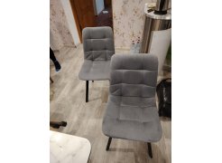 Стул на металлокаркасе Чилли черный фото покупателя 518