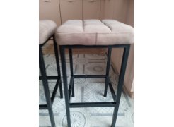 Барный стул Лофт кожзам d1 / черный матовый фото покупателя 103