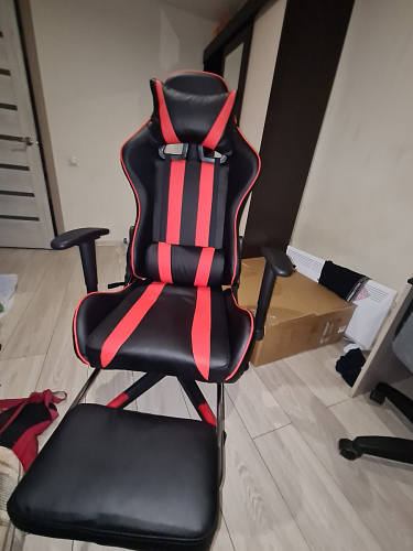 Компьютерное кресло Corvet black / red фото покупателя 6