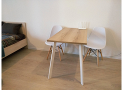 Стол Тринити Лофт 120 32 мм бетон / черный матовый фото покупателя 340