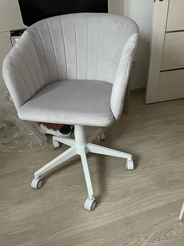 Компьютерное кресло Тибо светло-коричневый / белый фото покупателя 145