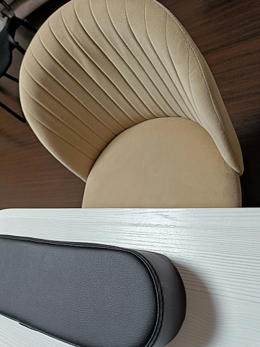 Стул на металлокаркасе Gabi gray / black фото покупателя 151