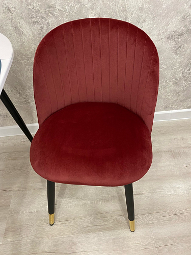 Стул на металлокаркасе Gabi latte / gold / black фото покупателя 503