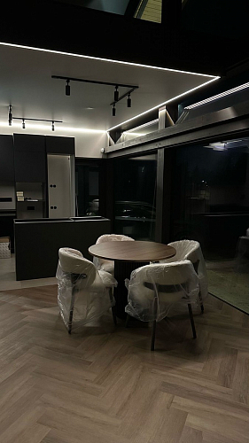 Стол Барел 100 орех кантри / черный фото покупателя 13