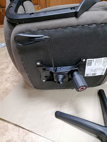 Компьютерное кресло Comfort lux серый фото покупателя 122