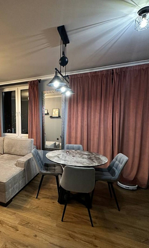 Стеклянный стол Норфолк 100 золото фото покупателя 31