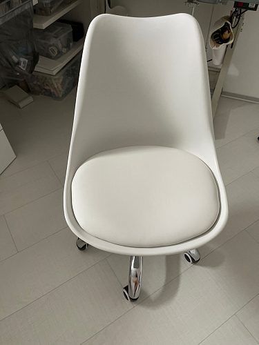 Компьютерное кресло Kolin с подушкой clear / white фото покупателя 225