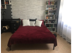 Односпальная кровать Фади 80х200 черная фото покупателя 17