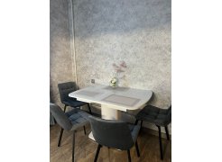 Стул на металлокаркасе Челси светло-серый / черный каркас фото покупателя 221