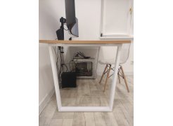 Стол Лота Лофт 140 25 мм юта / белый матовый фото покупателя 719