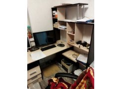 Стол компьютерный Джаз-15 белый правый фото покупателя 26