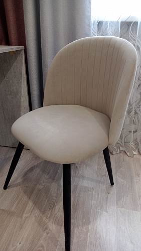 Стул на металлокаркасе Gabi wine red / black фото покупателя 793